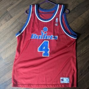 Rare Washington bullets jersey 48 XL